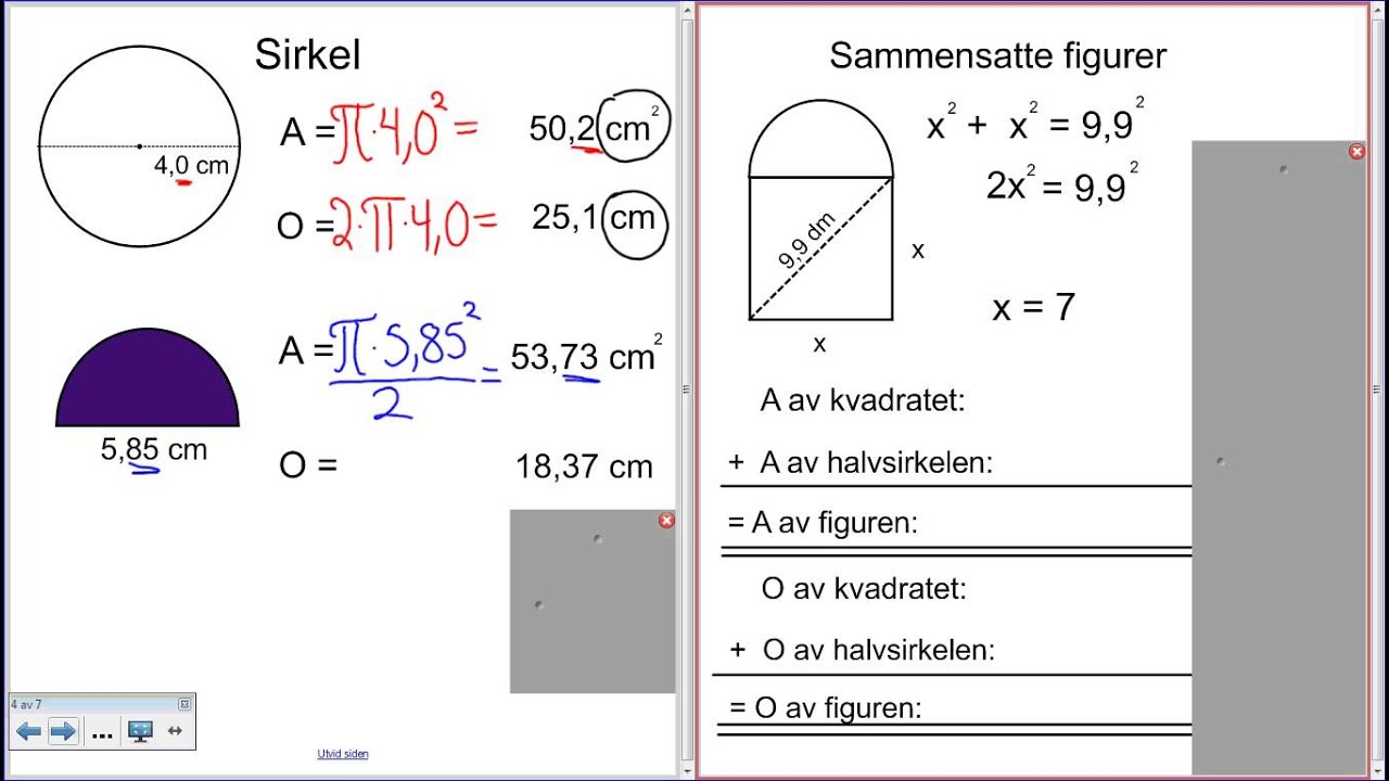 Areal og omkrets 2