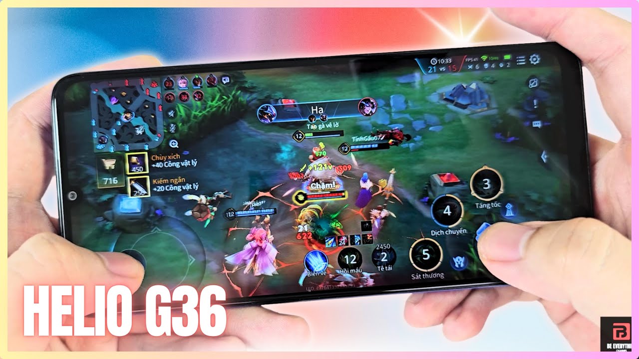 TCL 505 test game Li&ecirc;n qu&acirc;n Mobile : Helio G36 giật lag, kh&ocirc;ng ổn định