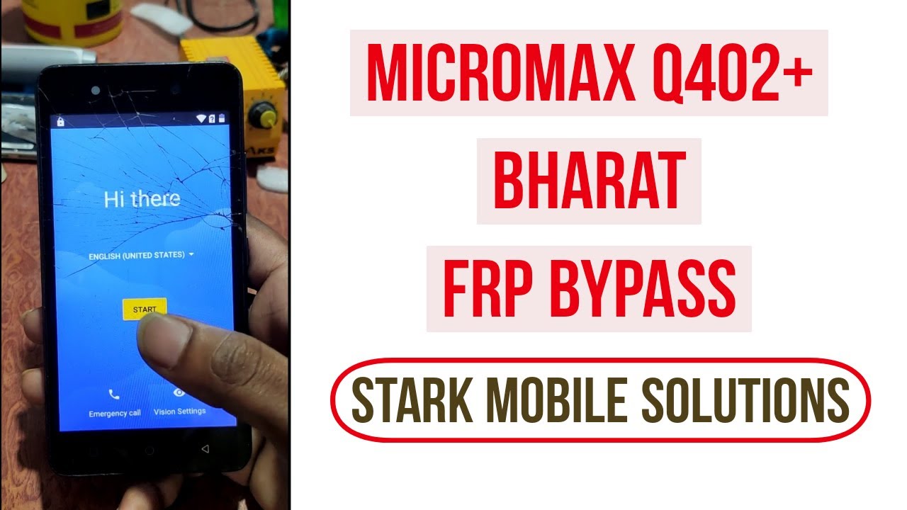 Micromax Q402 plus Frp Bypass | Google Account Remove | Tamil | Stark Mobile Solutions