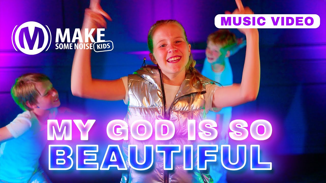 My God Is So Beautiful (English version) // Music Video // Kids Worship Dance Song