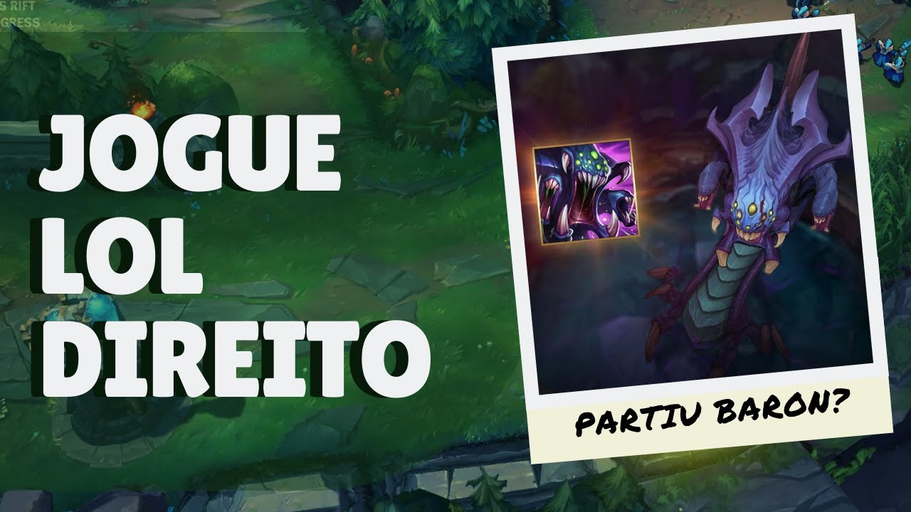 COACH DE LOL MOSTRA QUANDO FAZER DRAGÃO, BARON E OUTROS OBJETIVOS