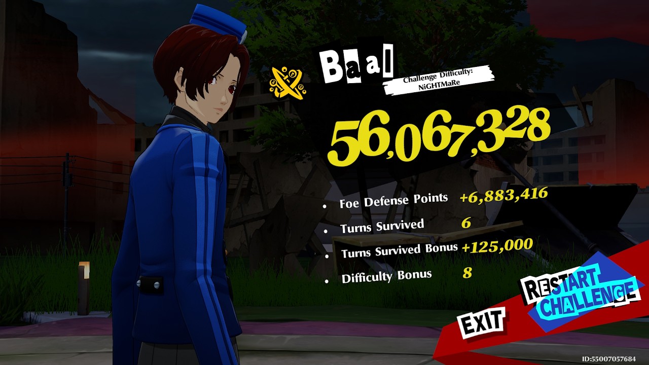 P5X SEA 3.2 Nightmare Baal MLD With Ryuji A3R0