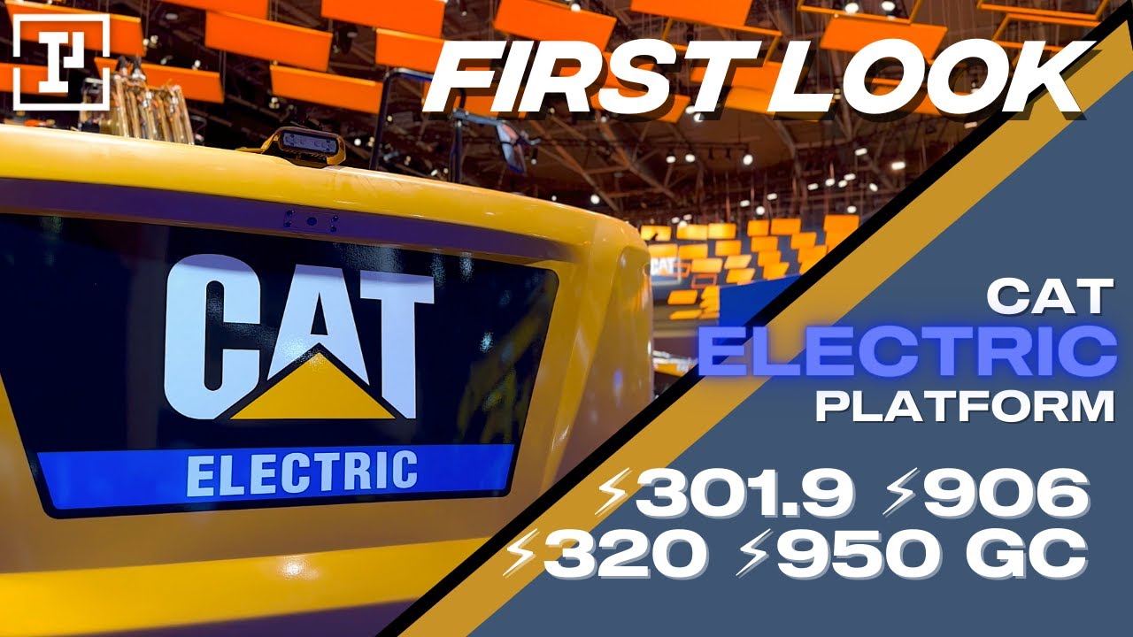 Up Close With Cat's Electric 320, 950 GC, 301.9, 906, and New Battery Platform