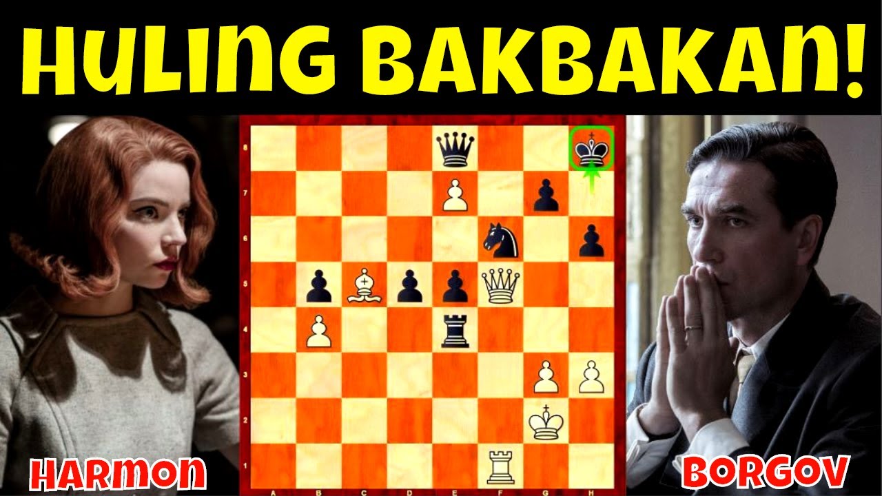 Ang huling bakbakan nila Harmon at World Chess Champion Borgov ng Russia || The Queen's Gambit