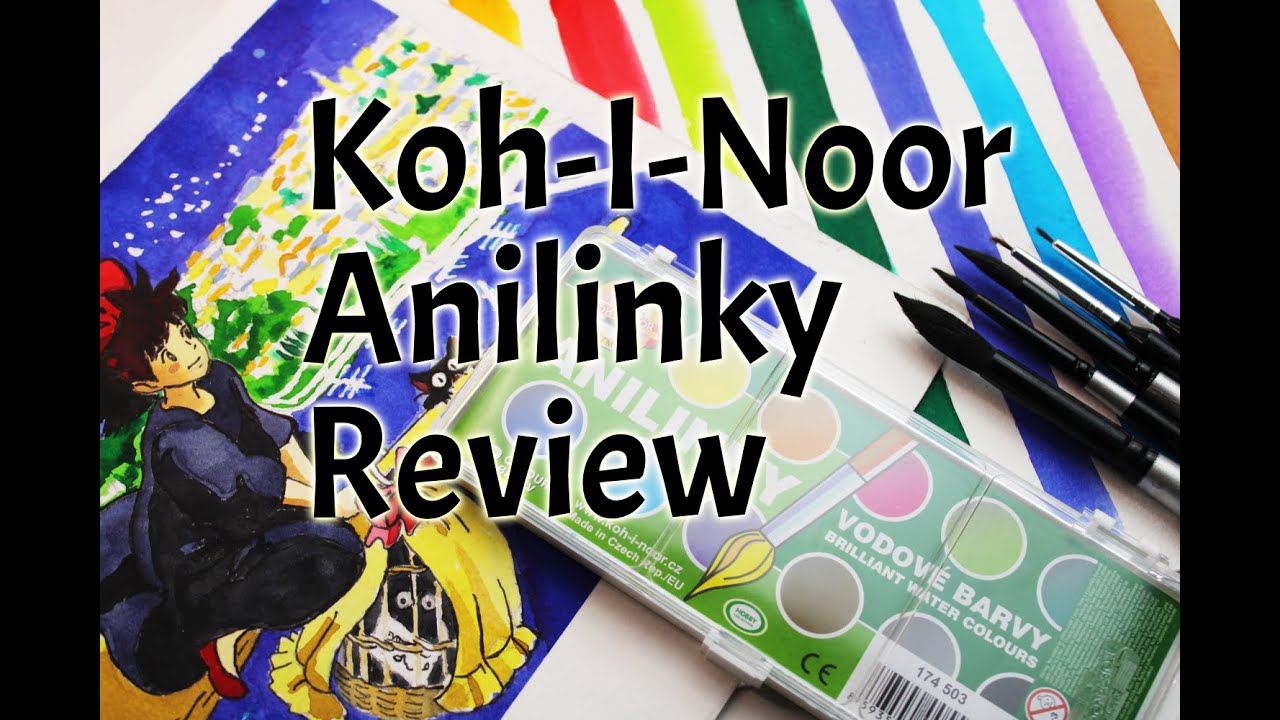 Koh I Noor Anilinky Watercolour Review | Studio Ghibli Painting