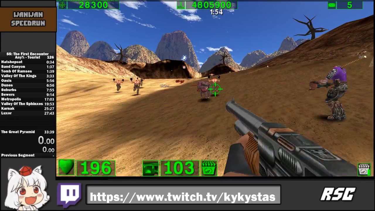 WanWan speedrun Serious Sam: TFE by Kykystas (tutorial)
