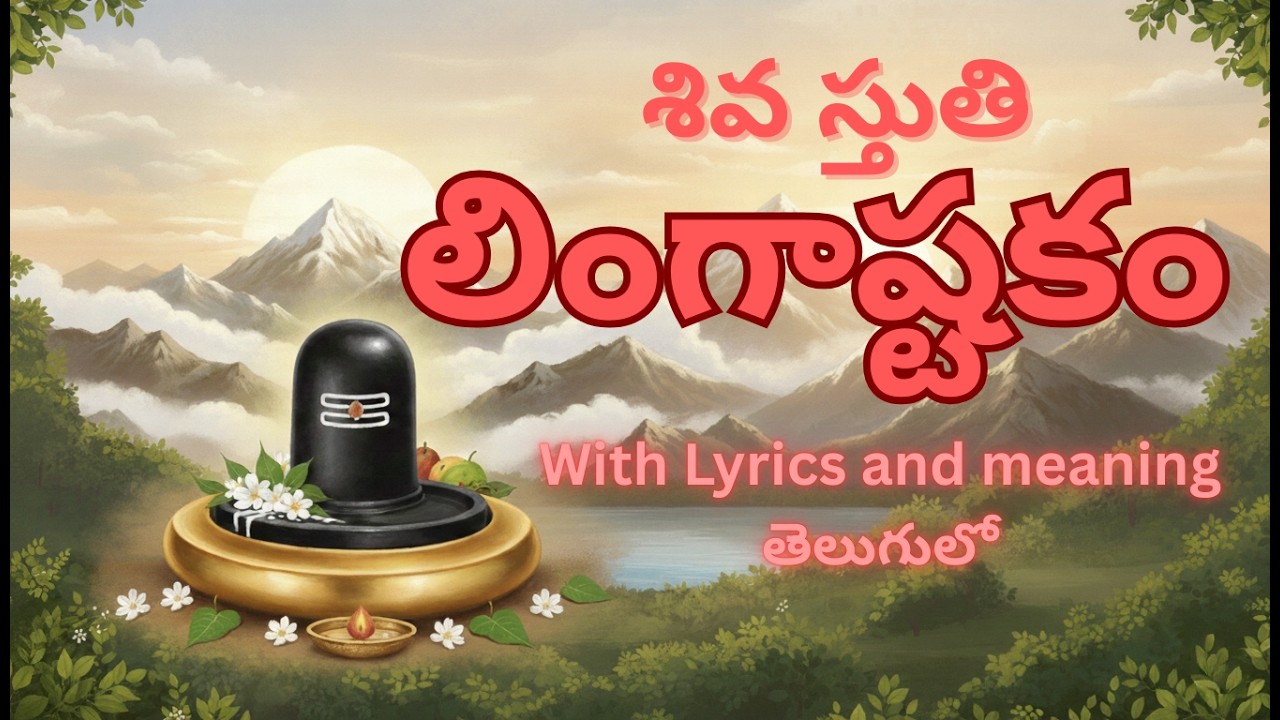 లింగాష్టకం | Lingastakam – శివ భక్తి సాంగ్ (with lyrics and meaning in telugu)