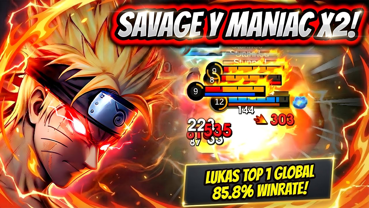 ¡LUKAS DESPUES DEL BUFF CARREA COMPLETAMENTE SOLO! LUKAS TOP 1 GLOBAL 90% WINRATE! | MOBILE LEGENDS