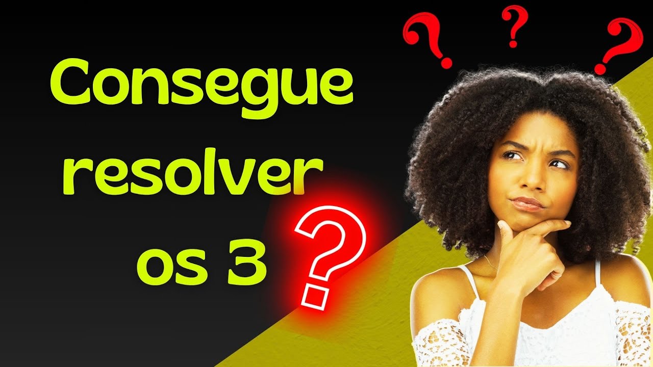 🔥 3 Desafios de Raciocínio Lógico para Destravar Seu Cérebro! | Matemática, Sequência e Combinação