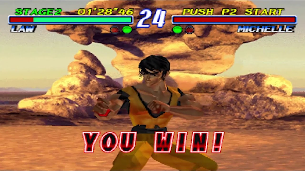 Tekken 2 - LAW Story [PS1] 1080p HD