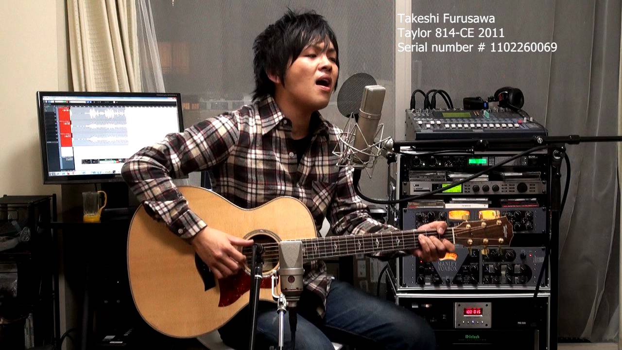 My Sherry Amour Stevie Wonder Taylor 814-CE 2011年製 古澤剛 Takeshi Furusawa