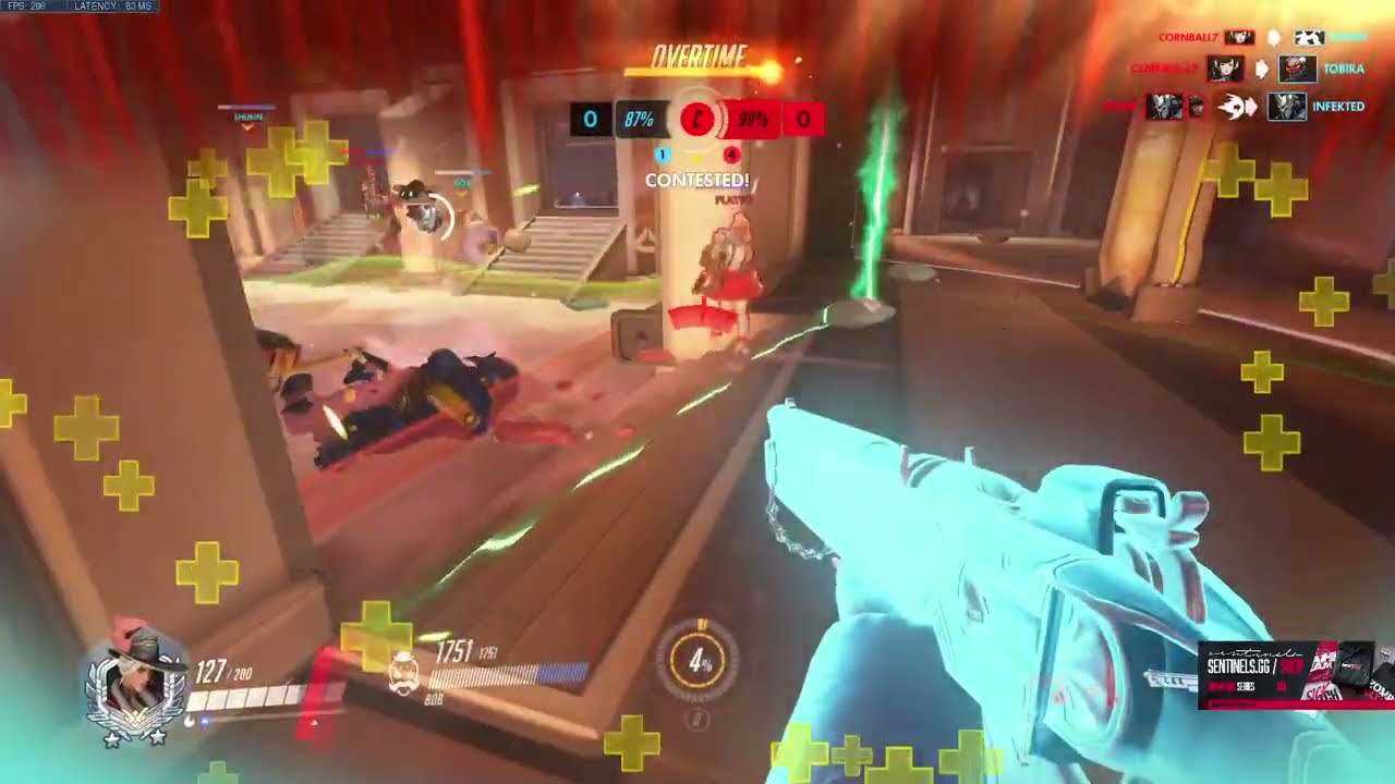 SUREFOUR ASHE GAMEPLAY OVERWATCH SEASON 33 TOP 500