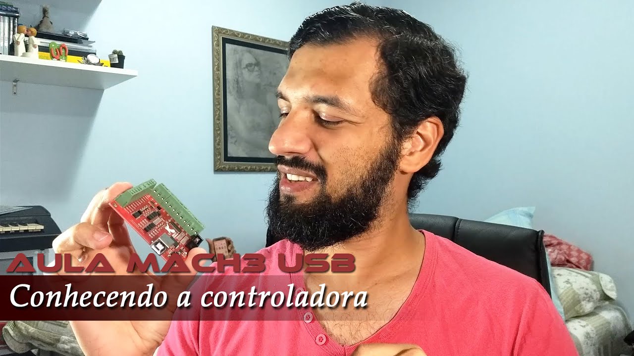 Aula - 01: Mach3 USB Parte 1 - Conhecendo a placa | CNCFloripa 