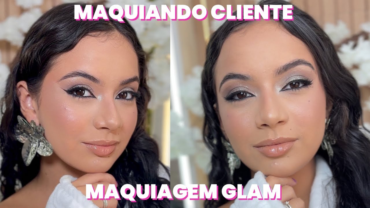 Maquiando cliente : Maquiagem GLAM. @dianasouza7132