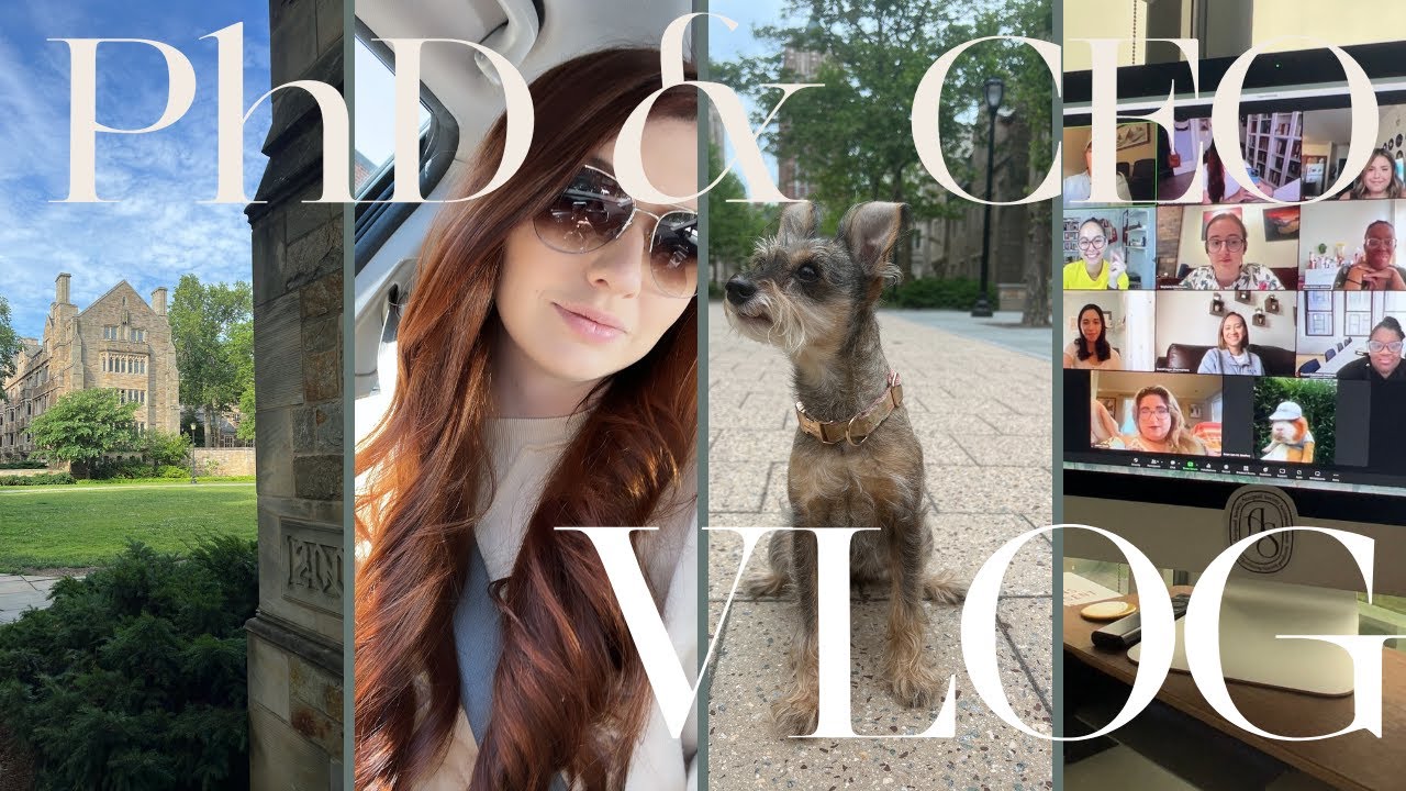 Week in the Life of a PhD Student & CEO | Yale PhD Vlog | Dissertation Updates, Hiring a Team, etc