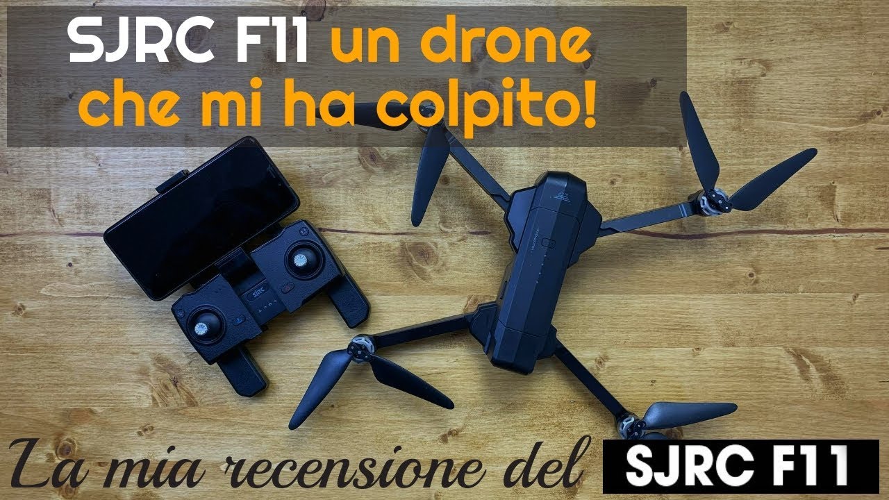 SJRC F11 un drone che mi ha colpito! recensione ITA