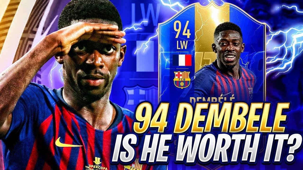 94 TOTS OUSMANE DEMBELE! IS HE WORTH 1M COINS? FIFA 19 Ultimate Team