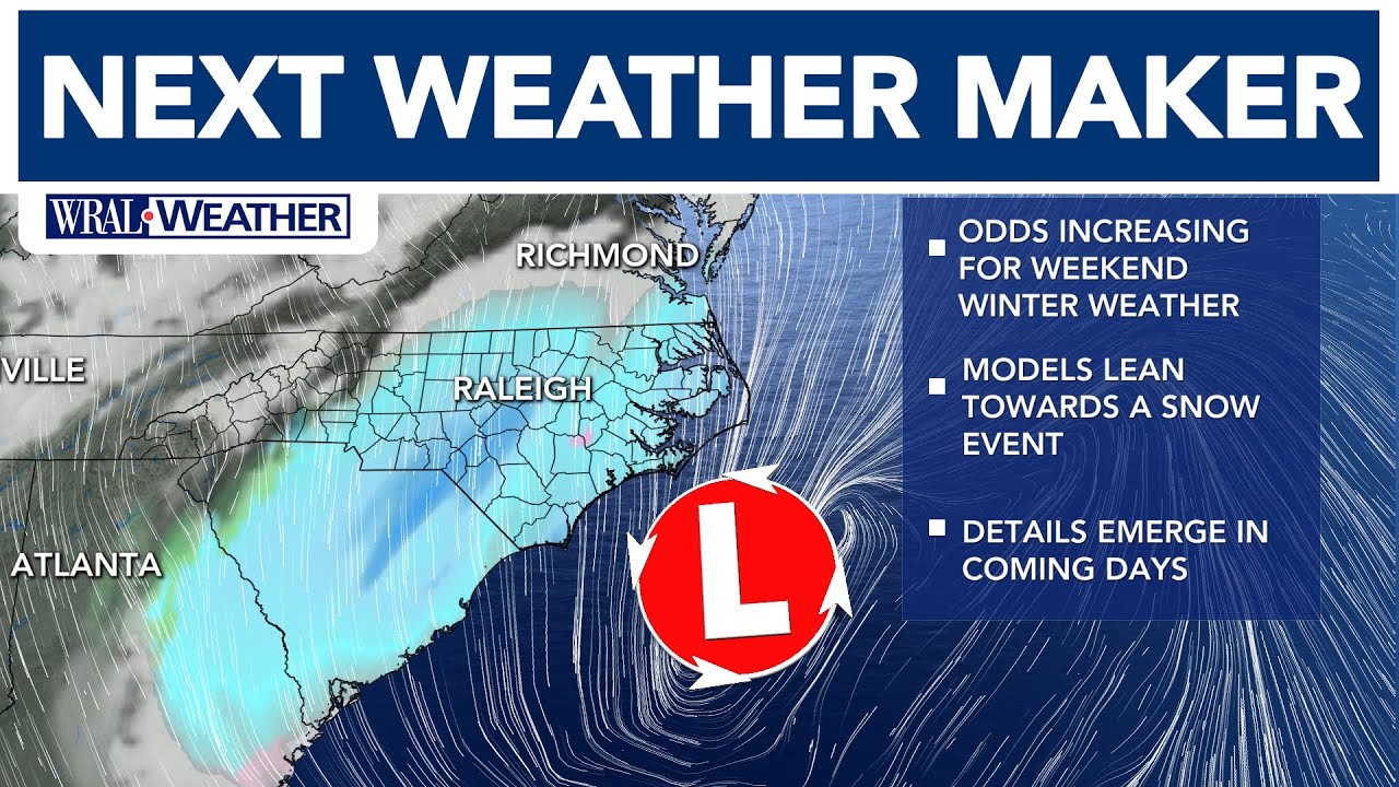 Bitter cold ahead of possible weekend winter storm in central NC