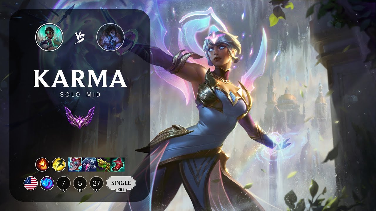 Karma Mid vs Sylas - NA Master Patch 13.19