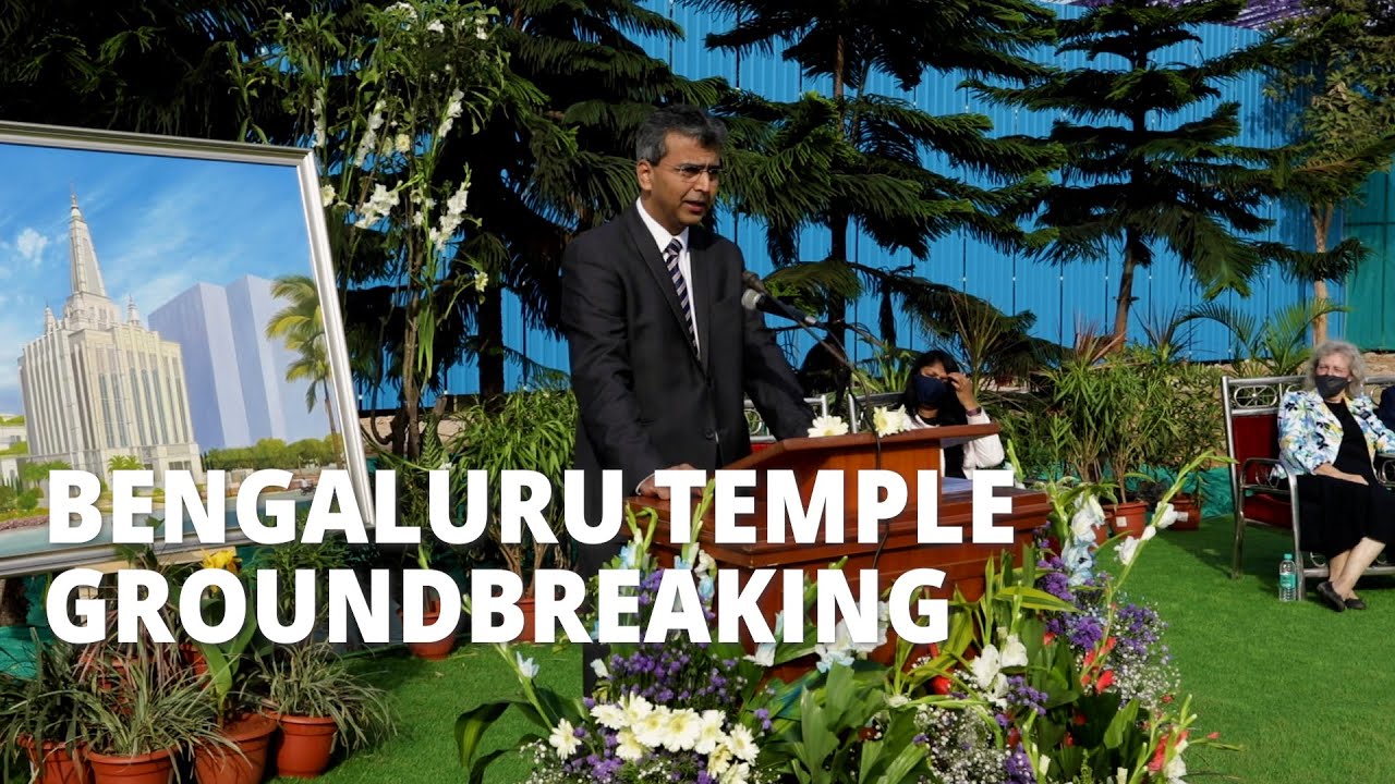 Bengaluru India Temple Groundbreaking