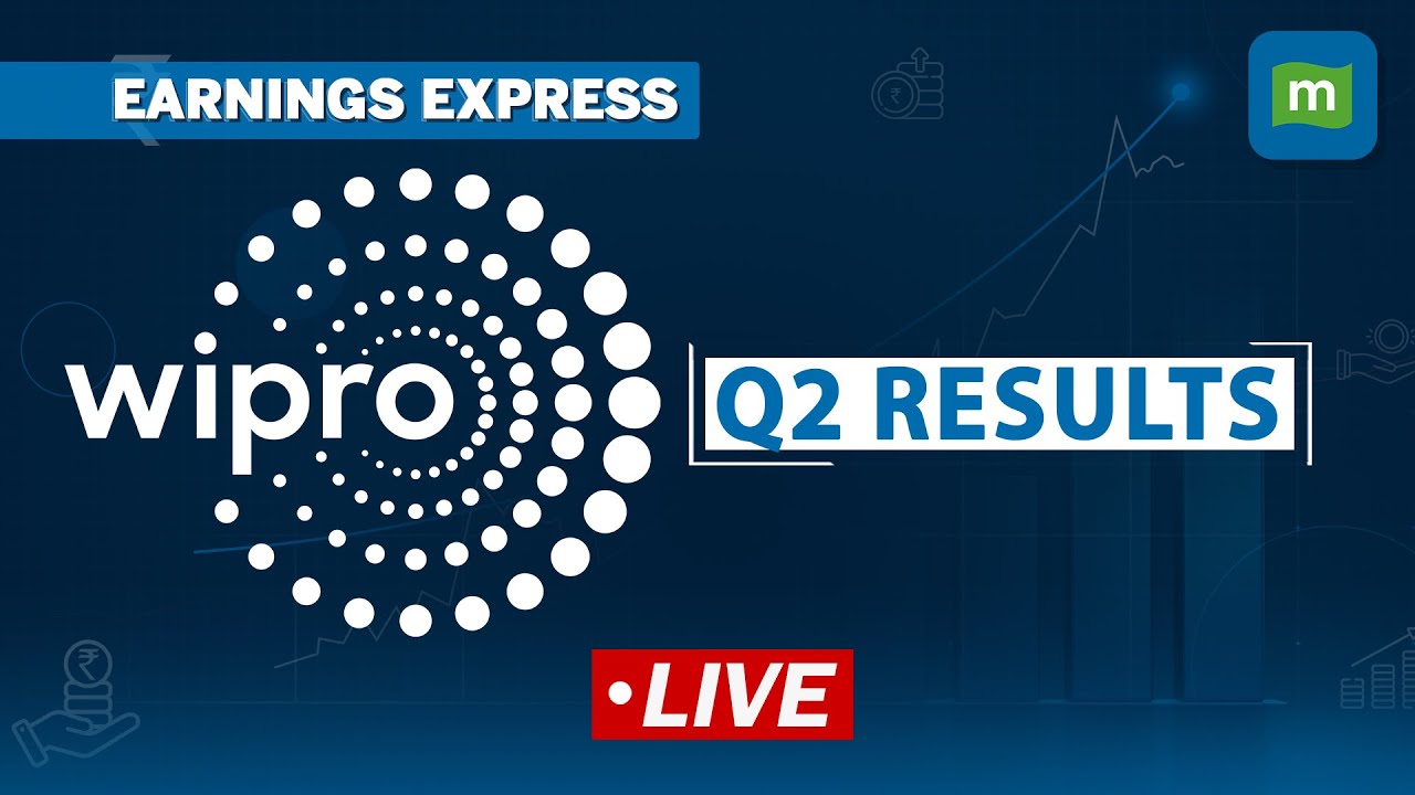 Moneycontrol LIVE: Wipro Reports Q2 Earnings | Results, Management Commentary & Future Outlook