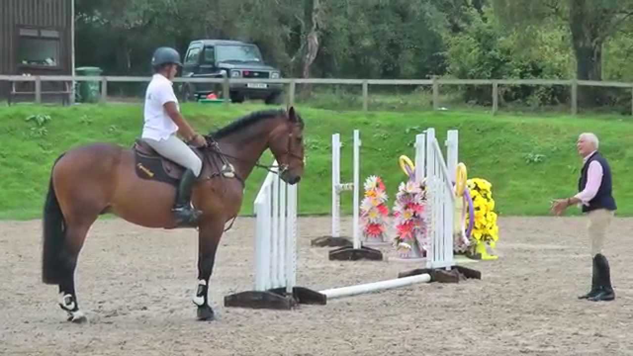 John Smart – Exercises to help settle a fizzy horse when jumping