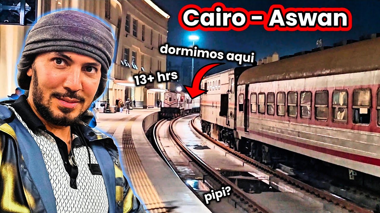 Así es El Tren Cama en Egipto | Viaje 13+ horas 🚉🏜