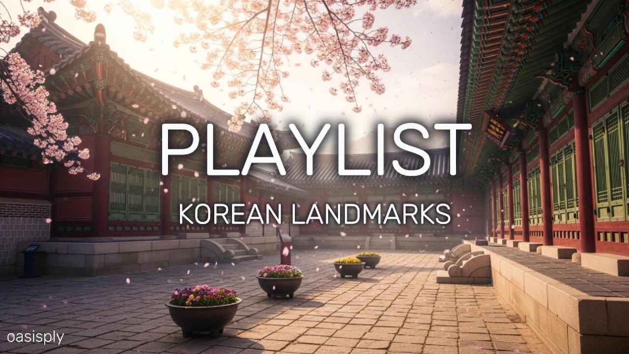 [Playlist] Цветущая сакура в корейских дворцах 🌸 Спокойная исцеляющая музыка