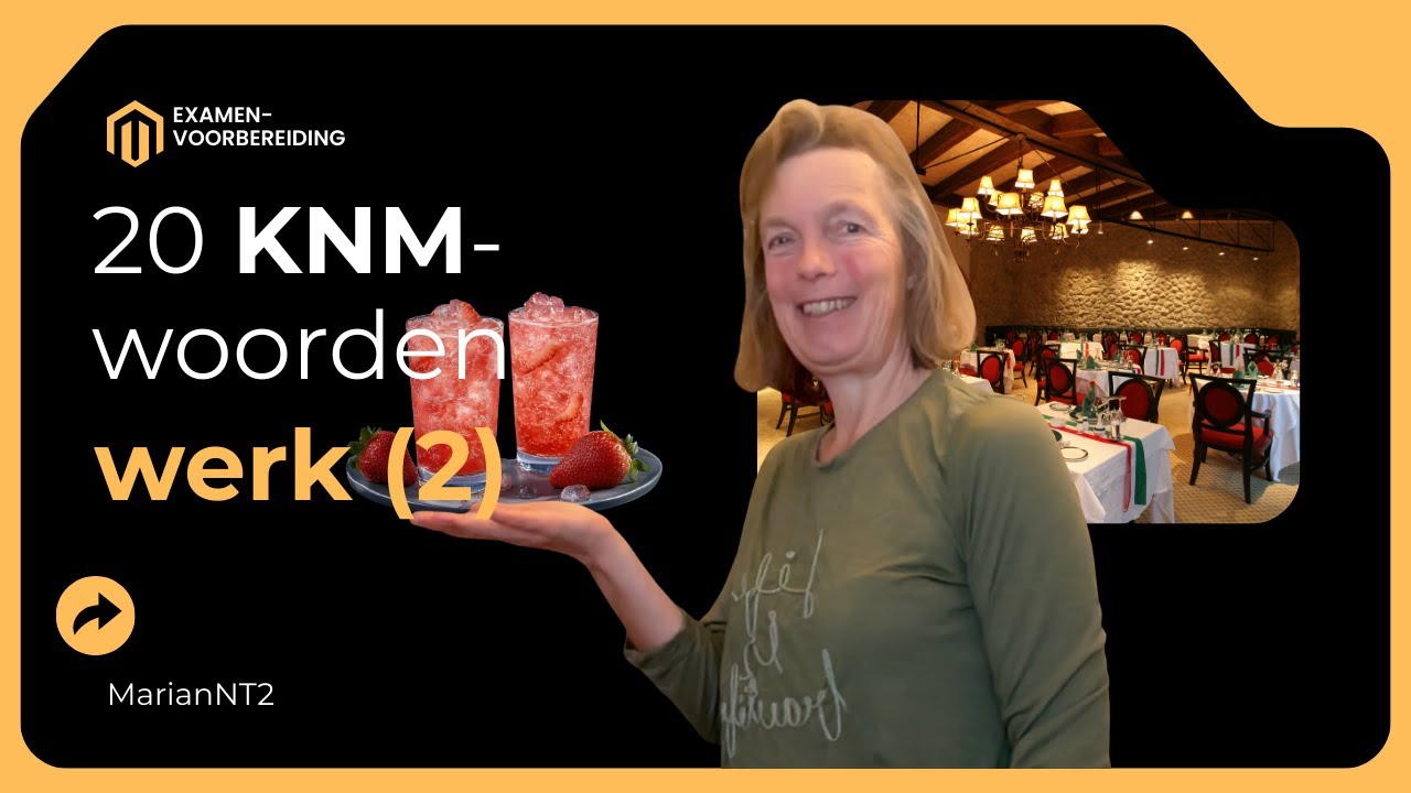 KNM-werk (2): 20 nieuwe woorden die je moet kennen voor het KNM-examen.