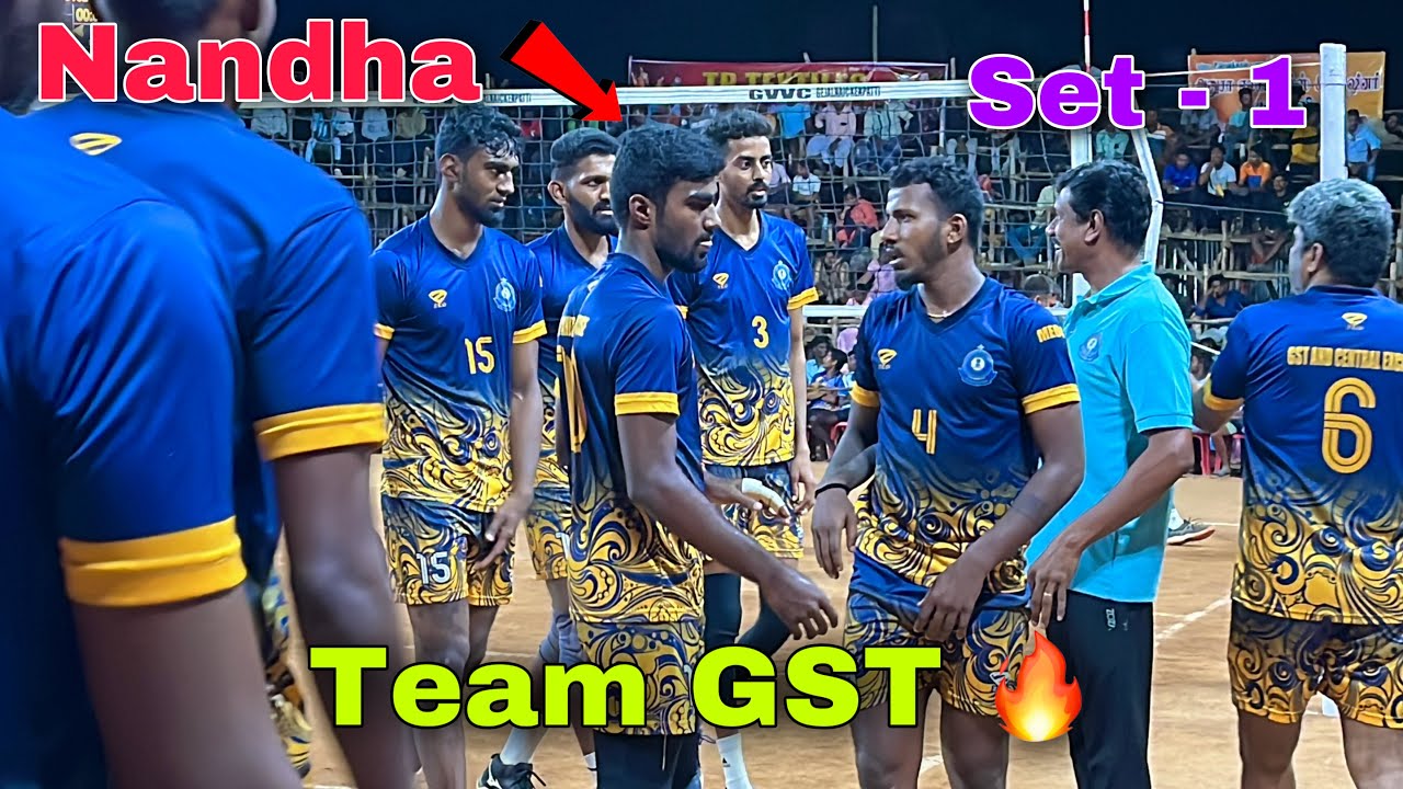 Nandha On Fire 🔥 GST Chennai Vs Tamilnadu Police 👮‍♂️ Set - 1 | Gejalnaickenpatti Match