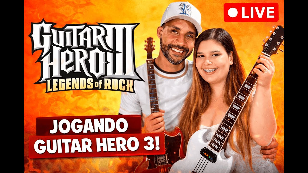 GUITAR HERO 3 COM A GATINHA