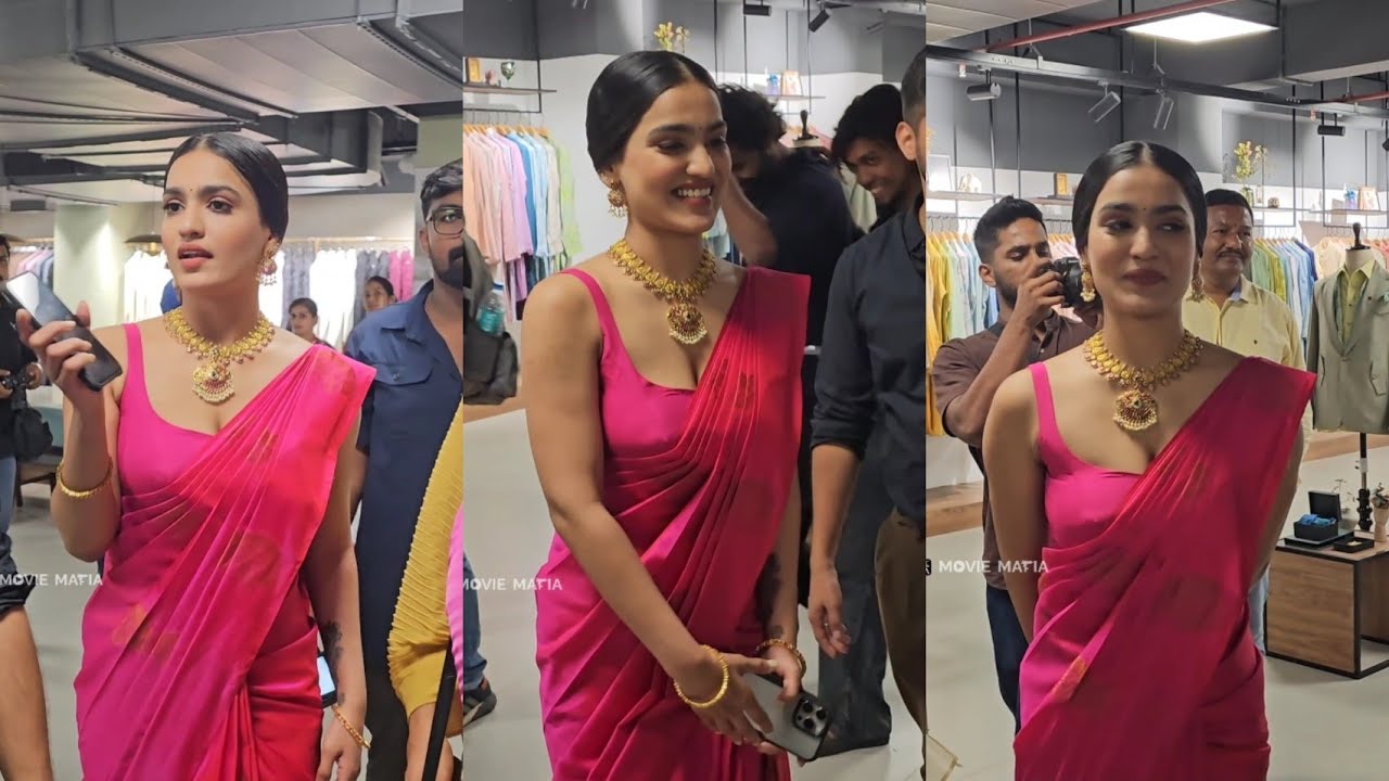 സാരിയിൽ സുന്ദരിയായി സാനിയഇയ്യപ്പൻ 😍 Saniya Iyyappan at Inaguration kochi # Saniyaiyappan