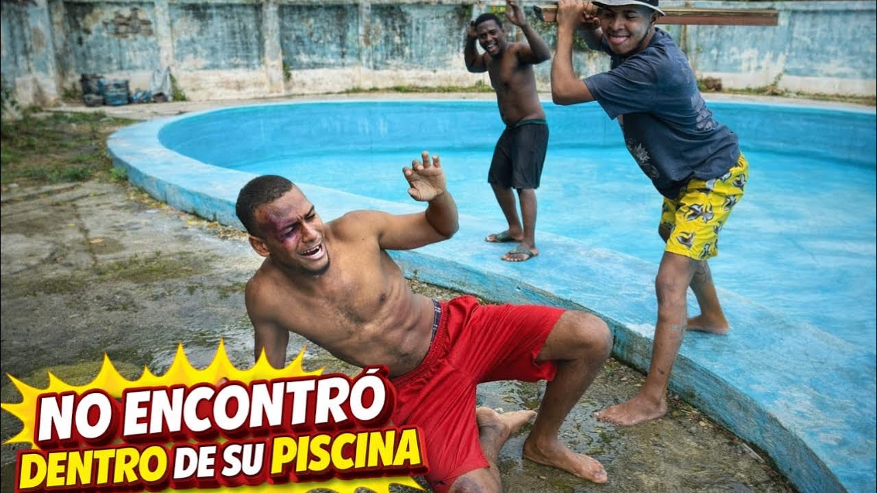 Nos encontro adentro de su piscina, y mira qué pasó😱
