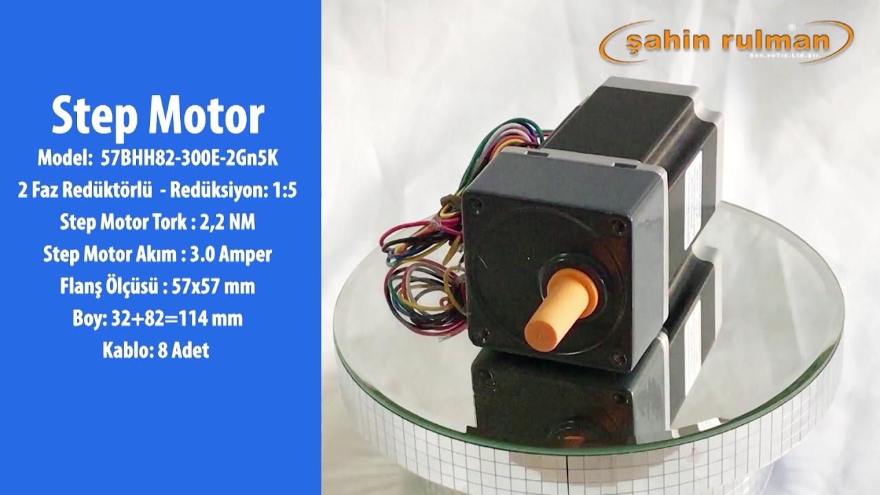 STEP MOTOR | 57BHH82 | step motor, step motor s&uuml;rme, step motor &ouml;zellikleri