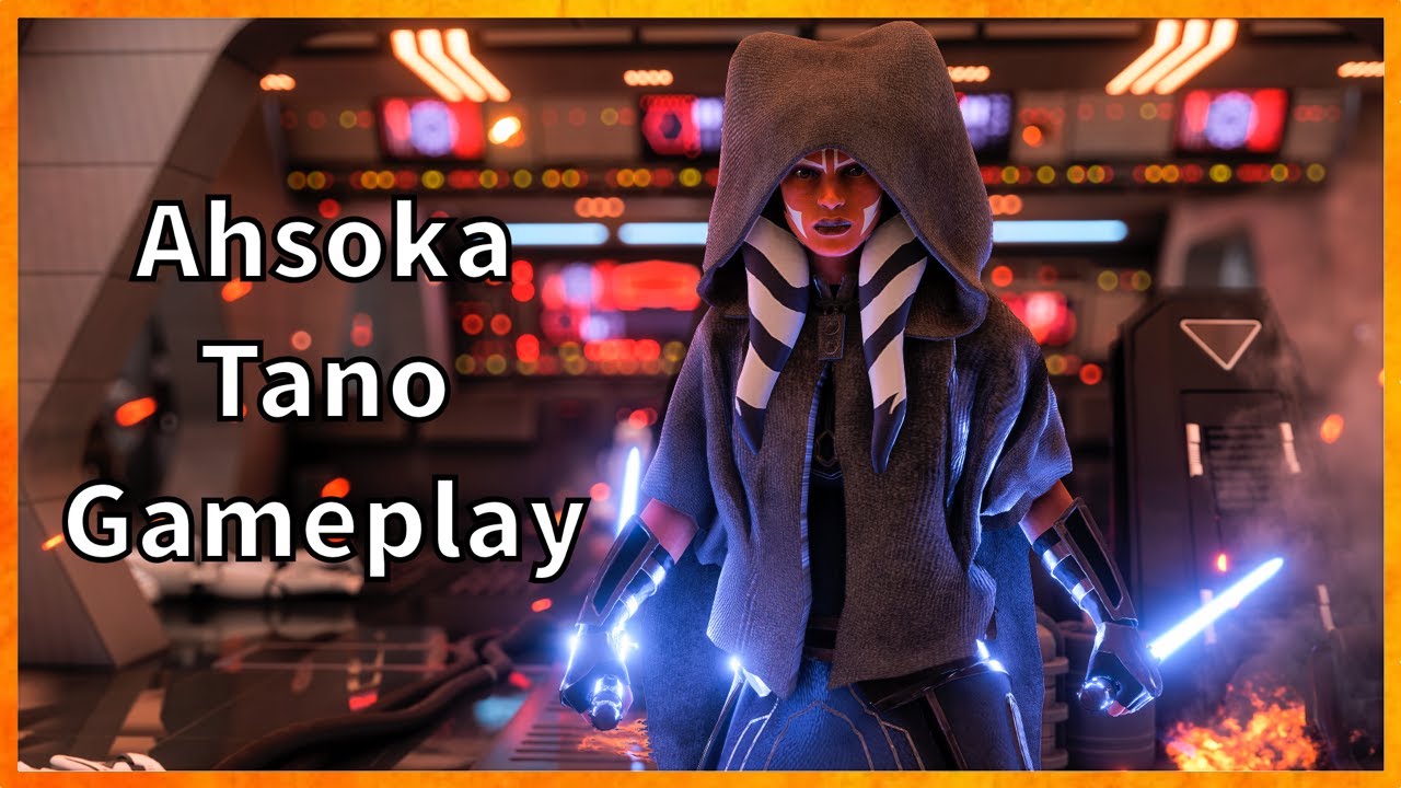 Ahsoka Tano Gameplay Star Wars Battlefront 2