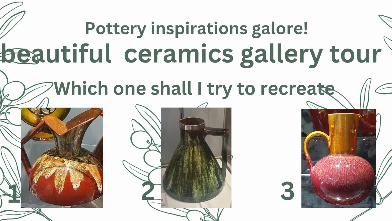 OMG! Pottery Gallery Tour!! Amazing ceramics! beautiful glaze combo's, so much inspiration #pottery