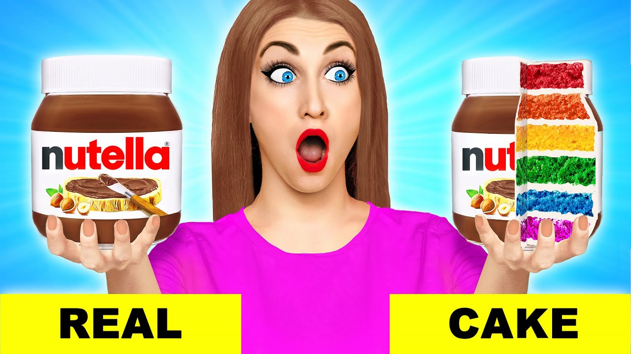 Desafío De Pastel vs. Comida Real #3 | ¡Pasteles que parecen cosas cotidianas por Multi Do Challenge