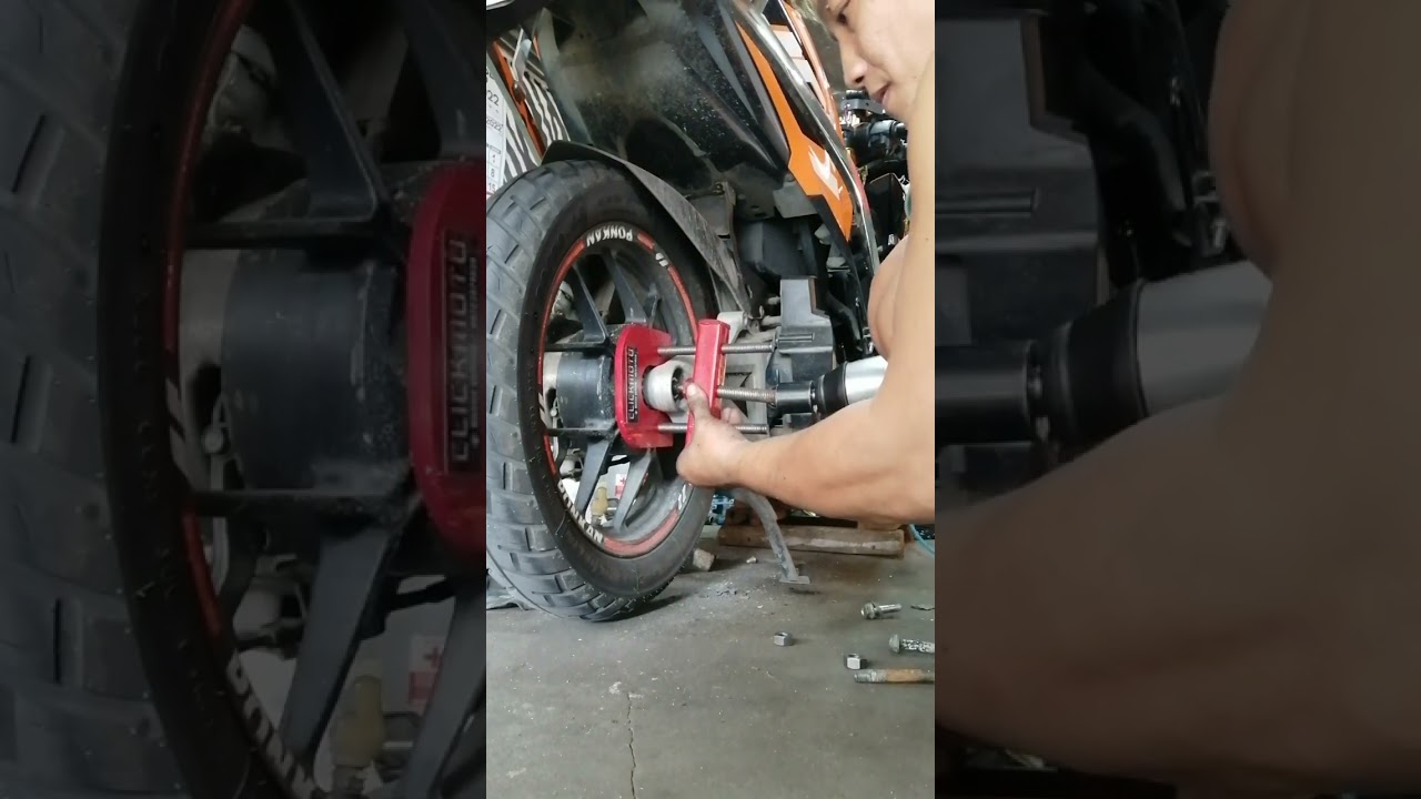 tamang gamit sa pag baklas na stock up na swing arm para iwas palo at safe ang pag tangal