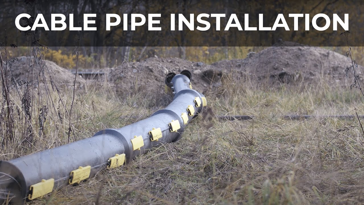 Divisible Cable Pipe Installation by Strukton Rail