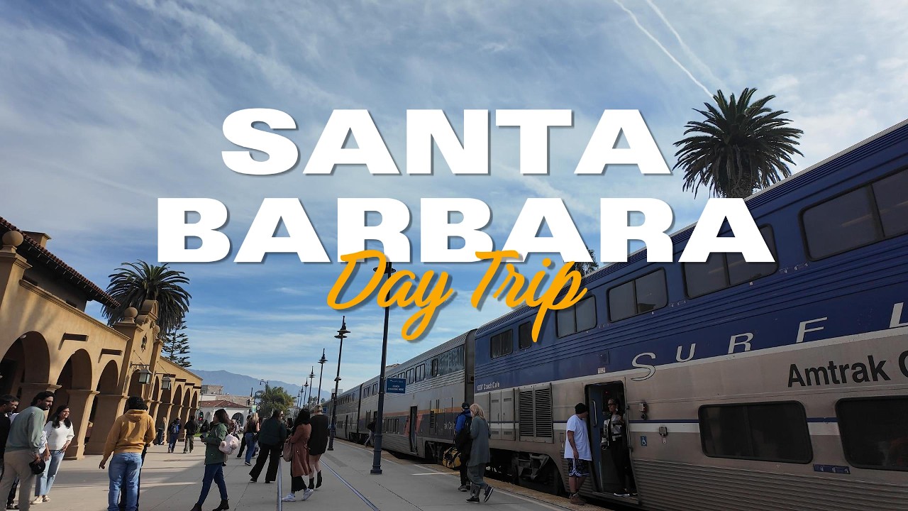 Santa Barbara Day Trip vibes 🌊🚆