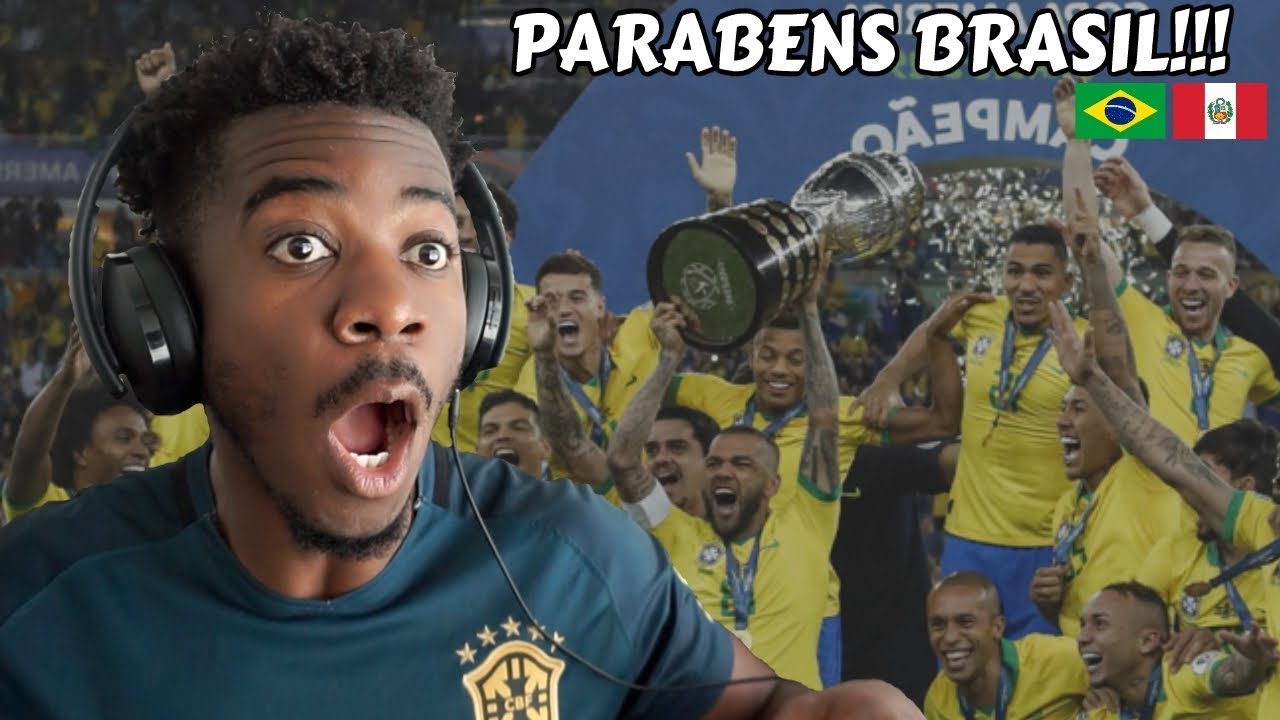 BRAZIL 3 x 1 PERU - Highlights and Goals (HD) Copa America Final 2019 | Reação
