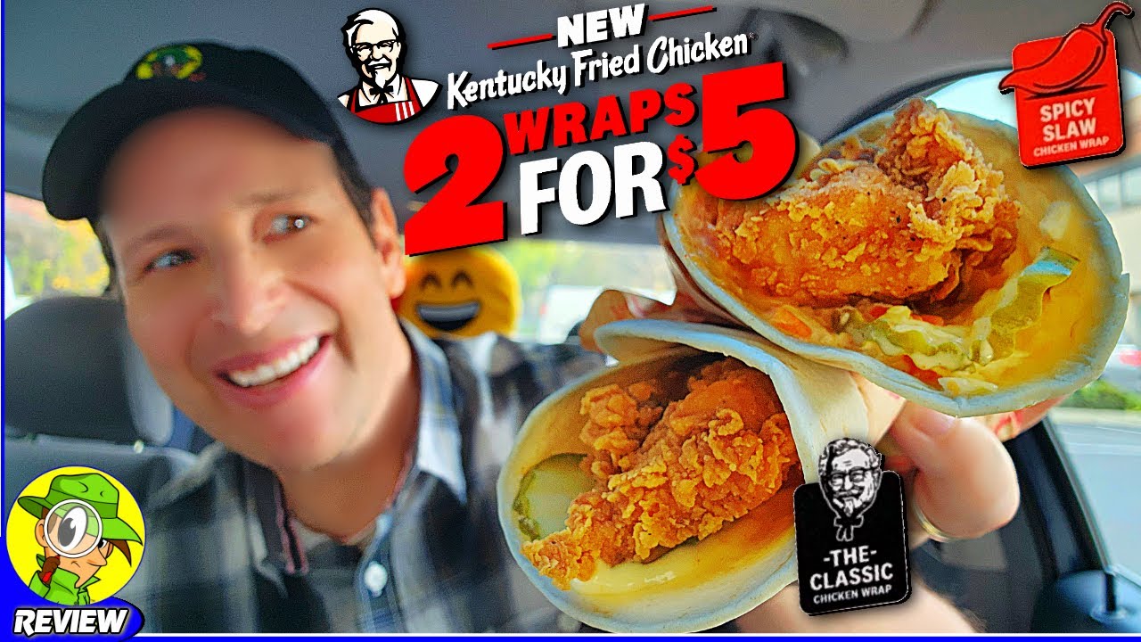 Обзор KFC® KENTUCKY FRIED CHICKEN® WRAPS ??? Классический и остры