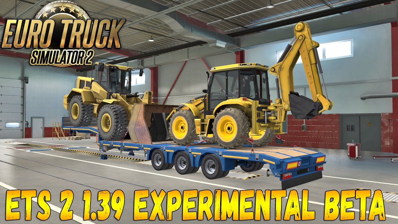 ОБЗОР ETS 2 1.39 BETA - НОВЫЕ ГРУЗЫ,ТРАЛЫ И ГОРОД CALAIS
