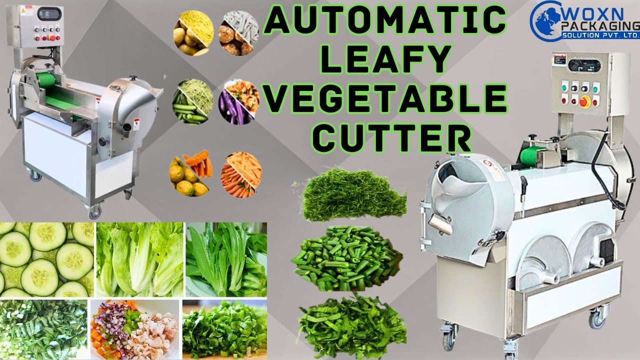 AUTOMATIC LEAFY VEGETABLE CUTTING MACHINE | PALAK - SPINACH CUTTING MACHINE