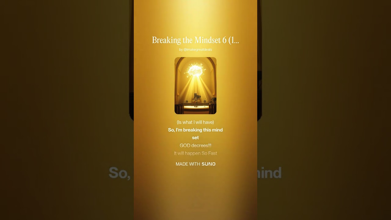 Breaking the Mindset 6