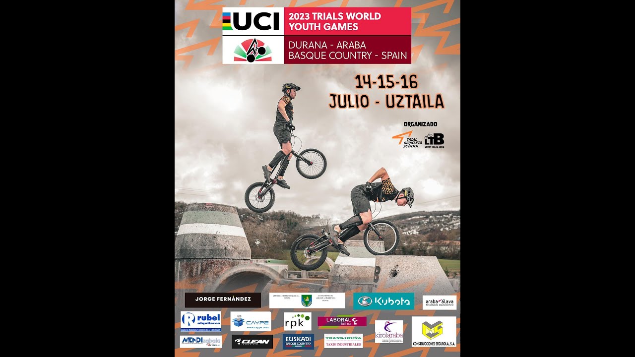 2023 TRIALS WORLD YOUTH GAMES (DURANA-ARABA-BASQUE COUNTRY-SPAIN) DAY 2