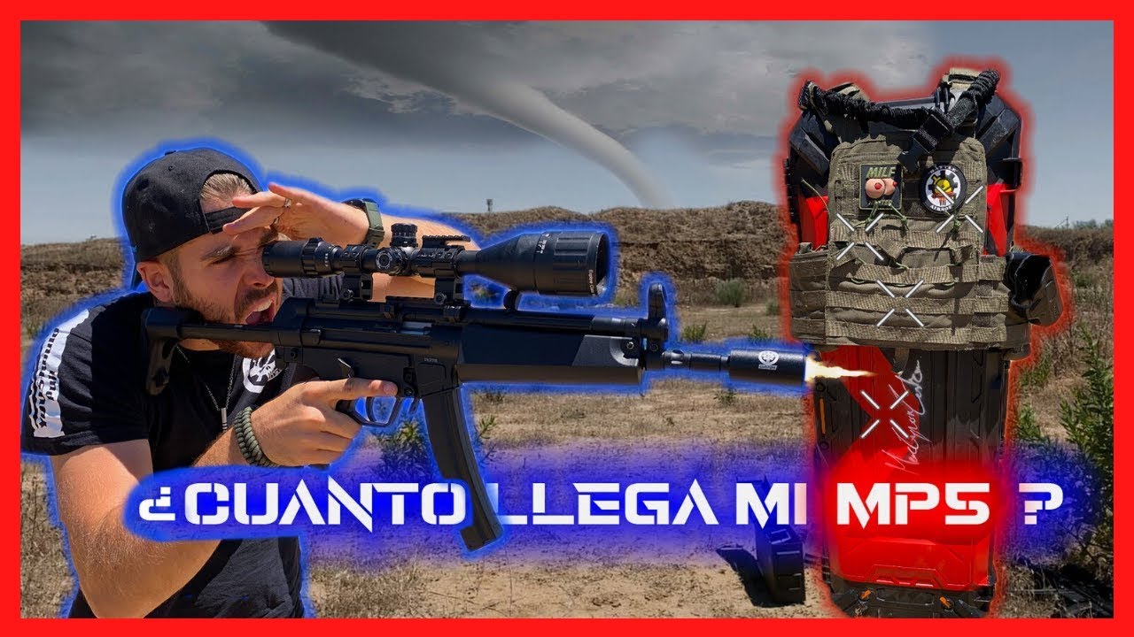 Así dispara un MP5 de CYMA upgrade SPORT😈con MUCHO VIENTO🌬💨