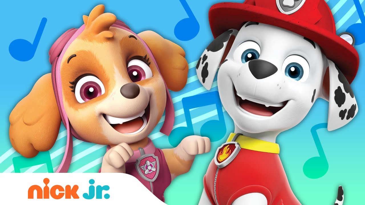 Head Shoulders Knees & Toes 🎵 PAW Patrol Style! | Nursery Rhymes for Kids | Nick Jr.