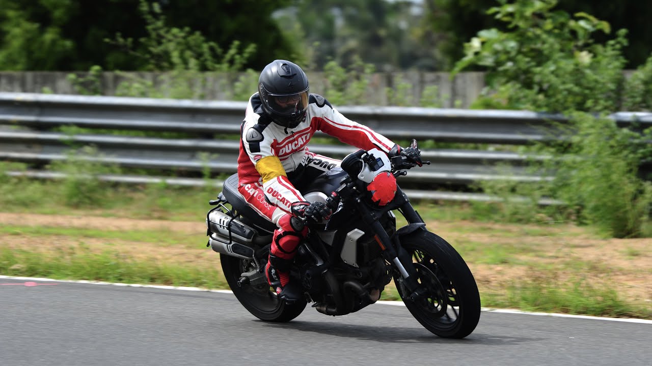Took The DUCATI SCRAMBLER 1100 To A TRACK!