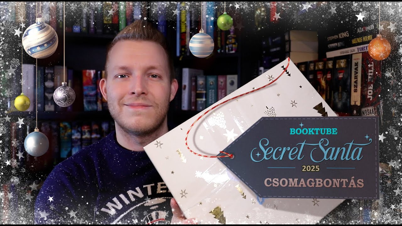 Booktube Secret Santa - 2025🎄🎅| Papír & Popcorn (Gyuri) 🎁✨